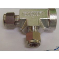 FEMALE RUN TEE SUS316 3/8"(OD) x 1/2"(F)NPT x 3/8"(OD)